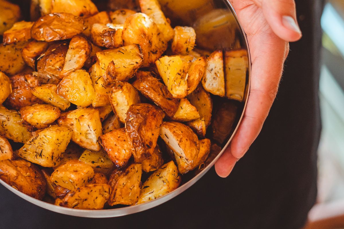 You can also season the highlander-style potatoes with your favorite spices.