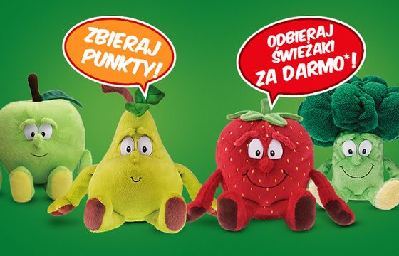 „Gang Świeżaków” z owocami i warzywami w rodzinnej promocji Biedronki (wideo)