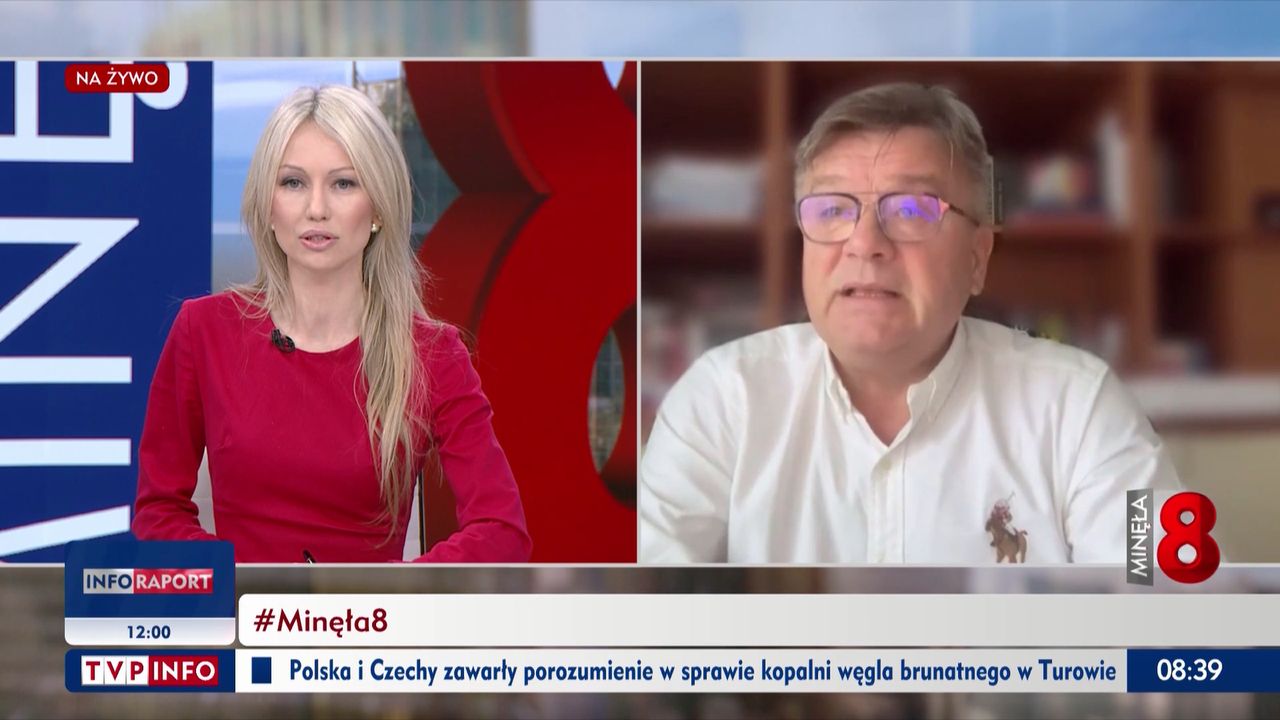 Magdalena Ogórek spięła się na wizji z posłem Łąckim 