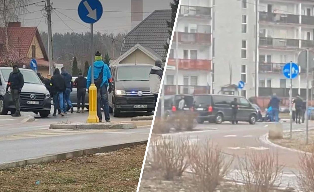 Wielka akcja w środku miasta. Ogromny huk, mnóstwo policji