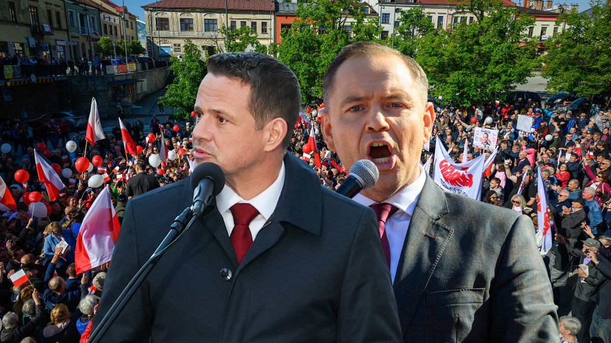 Rafał Trzaskowski i Karol Nawrocki