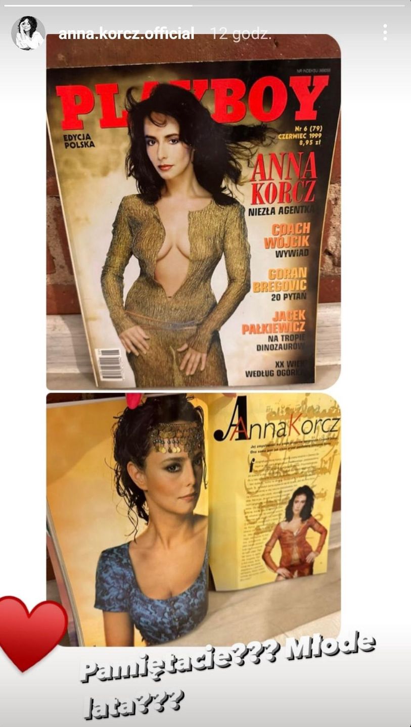 Anna Korcz na okładce "Playboya"