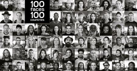 100 twarzy ze 100 krajów świata. Ciekawy projekt Mustafy Cankaya