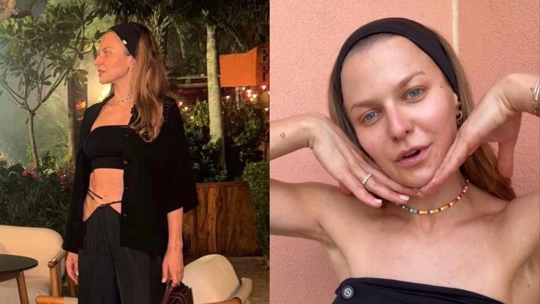 Anna Lewandowska pokazała się bez makijażu