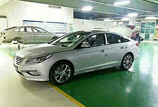 Nowy Hyundai Sonata (2015) - przyłapany