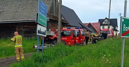 Poszukiwania 38-latka w Sierockiem zakończone szczęśliwie. Mężczyzna trafił do szpitala