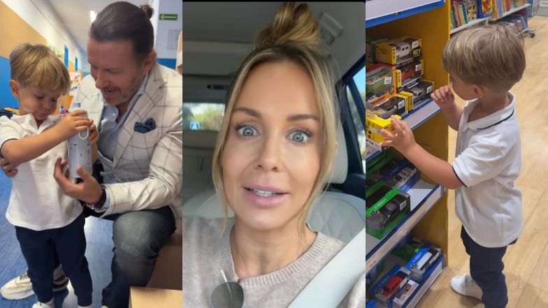 Małgorzata Rozenek relacjonuje pierwszy powrót Henia z przedszkola 