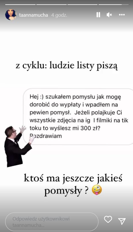 Anna Mucha dostała dziwną propozycję