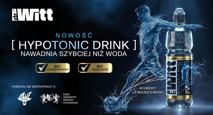 Pajor, Marciniak i Lewandowski w reklamie DrWitt