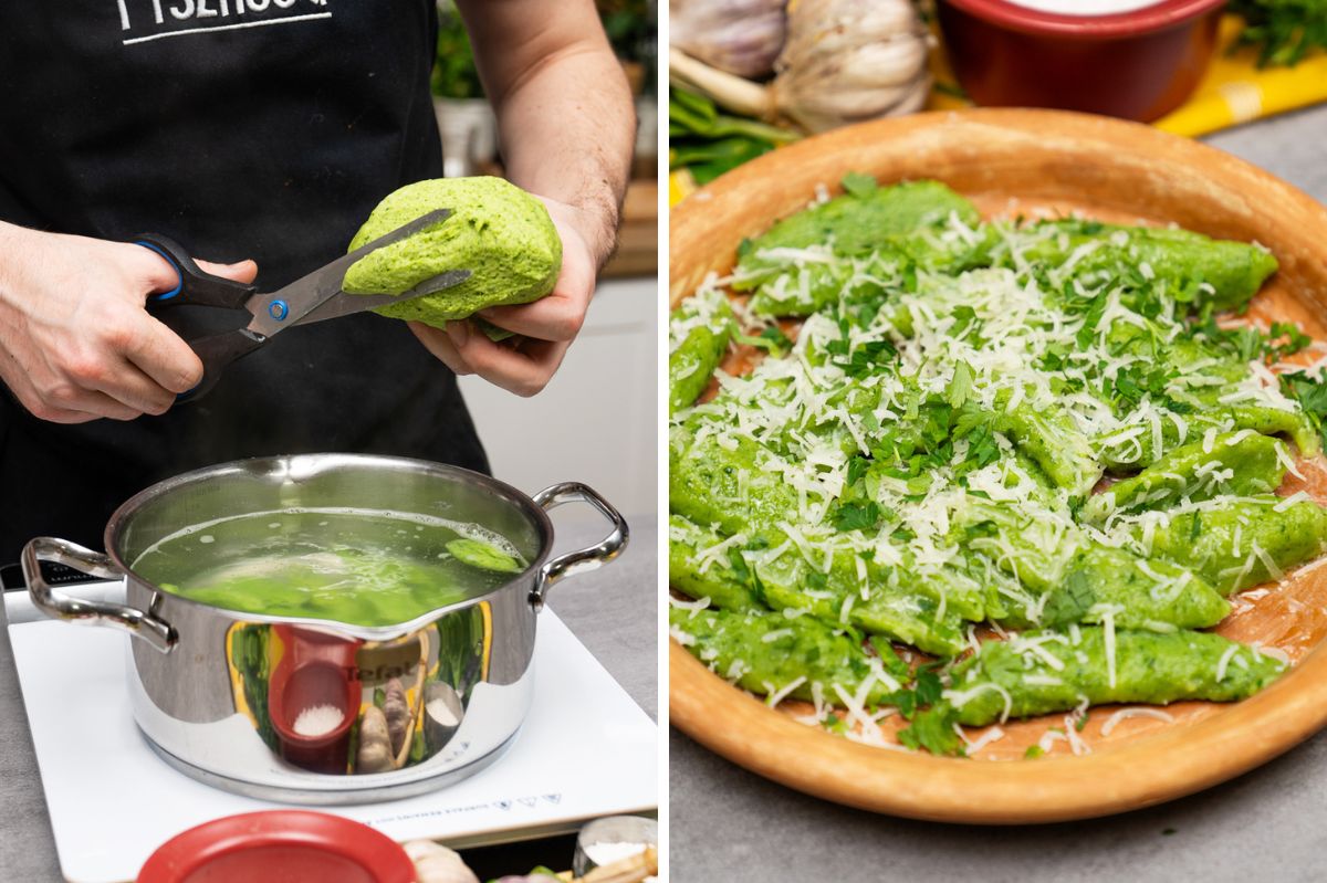 Hoof-shaped dumplings in a green version will become a hit in every home.