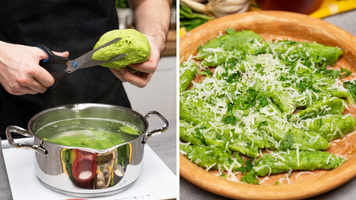 Kopytka w zielonym wydaniu staną się hitem w każdym domu