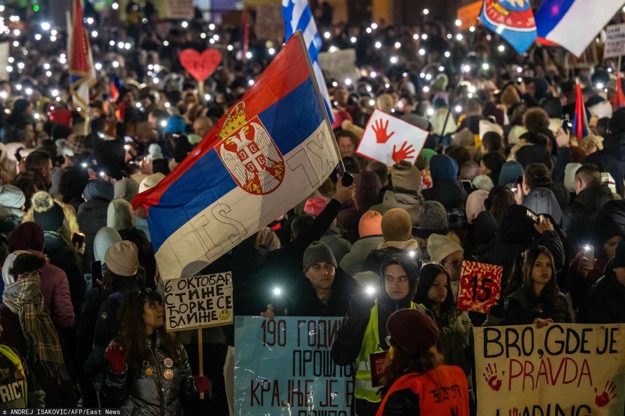 Protesty w Serbii. Stanowcza odpowiedź prezydenta