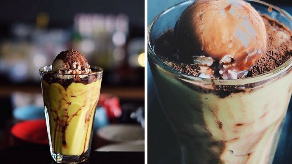 Kawa zmieszana z awokado