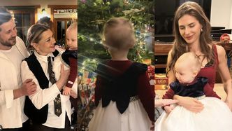 Antoni Królikowski chwali się kolejnymi rodzinnymi ujęciami ze świąt. Tym razem roczna Jadzia pozuje z babcią (FOTO)