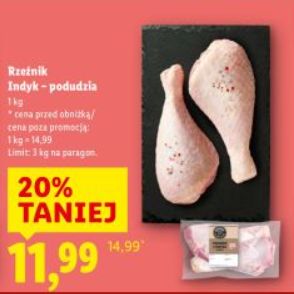 Podudzia z indyka kupisz w promocji w Lidlu i Carrefourze