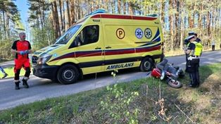 Poważny wypadek w Durdach. Po kobietę przyleciał śmigłowiec