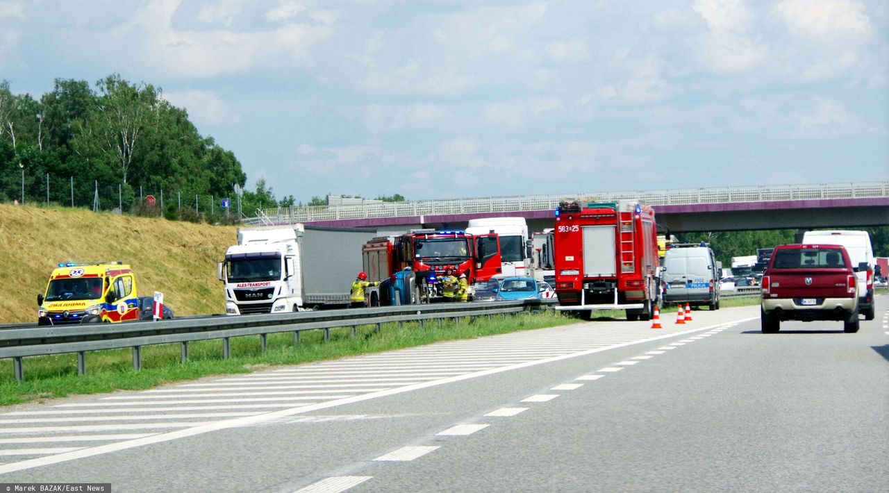 Wypadek na obwodnicy Trójmiasta