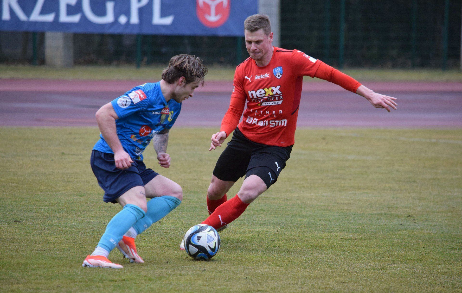 1.03.2025 r. Łukasz Piszczek w barwach LKS-u Goczałkowice-Zdrój w meczu III ligi.
