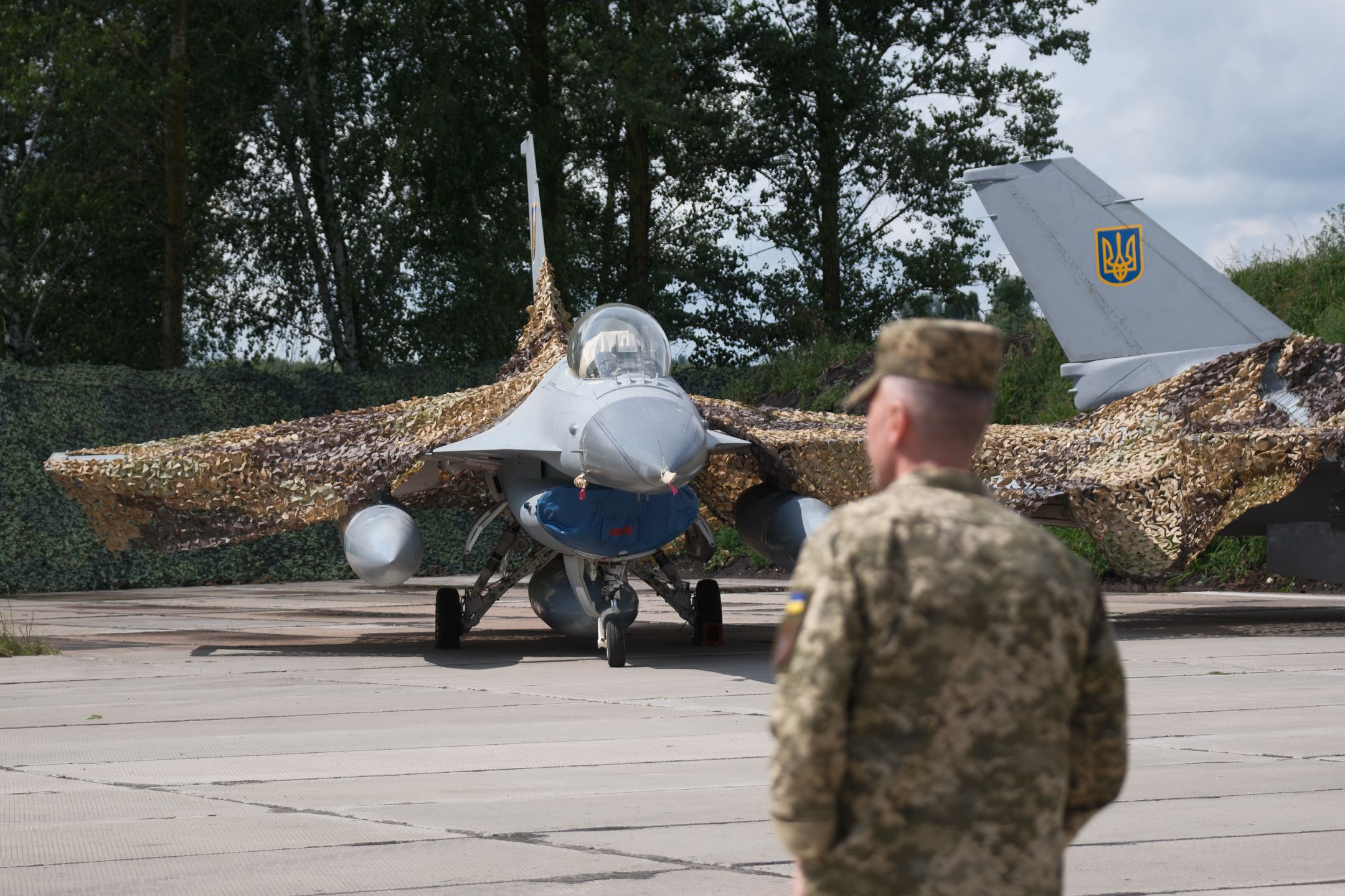 Myśliwce F-16 w Ukrainie - zdjęcie ilustracyjne