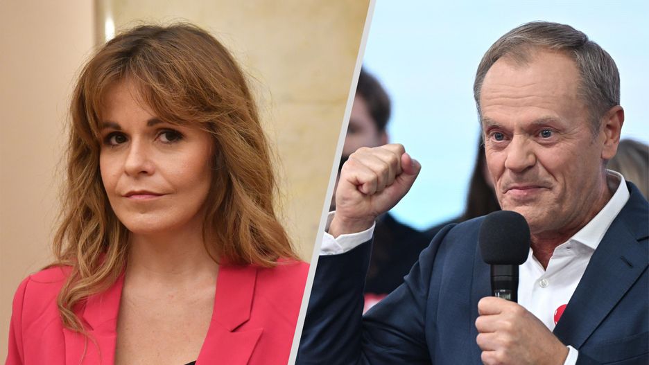 Dorota Olko / Donald Tusk