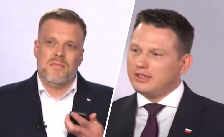 Zandberg kontra Mentzen. Nagle sięgnął po telefon