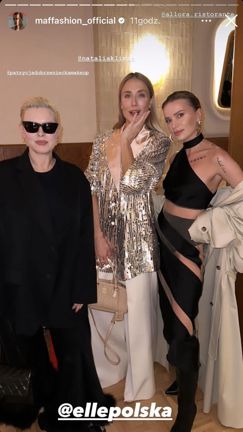 Maffashion włożyła sukienkę z prześwitami 