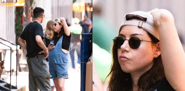 Aubrey Plaza eksponuje ciążowe krągłości z nowym ukochanym u boku. Aktorka rok temu pochowała męża (ZDJĘCIA)