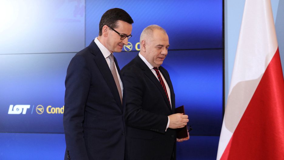 Wybory 2020. Premier Mateusz Morawiecki oraz wicepremier Jacek Sasin (zdj. arch.)