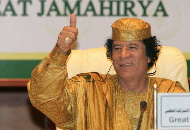 Kadafi zaprosił Busha i Rice