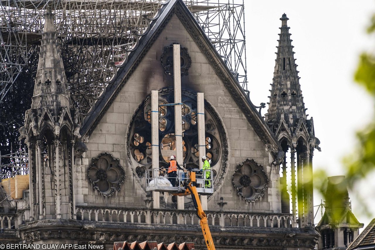 Katedra Notre Dame. Tuż przed tragedią zamontowano kamerę