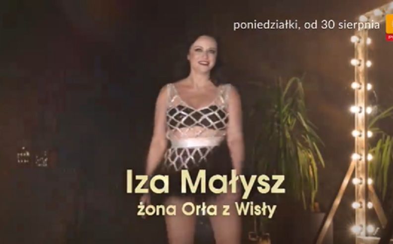 Iza Małysz- screen spotu promującego Taniec z Gwiazdami
