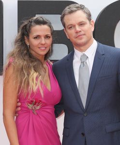 Matt Damon z piękną żoną na premierze filmu "Jason Bourne"
