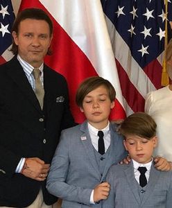Małgosia Rozenek z mężem i dziećmi w ambasadzie USA. Złamała protokół