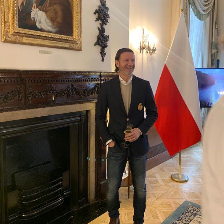 Radosław Majdan świętuje niepodległość. Fot. Instagram