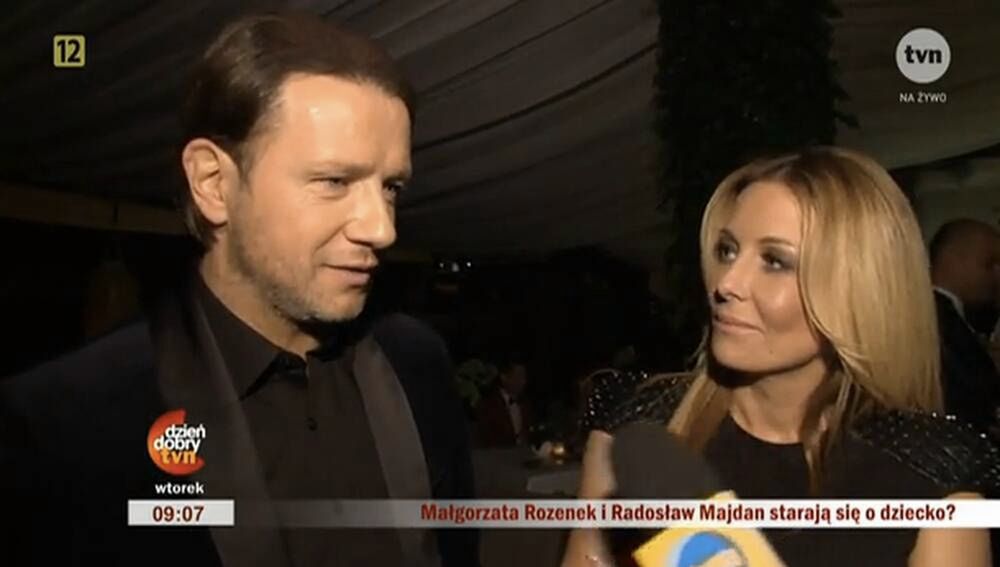 Radosław Majdan, Małgorzata Rozenek
Fotografia: screen z TVN