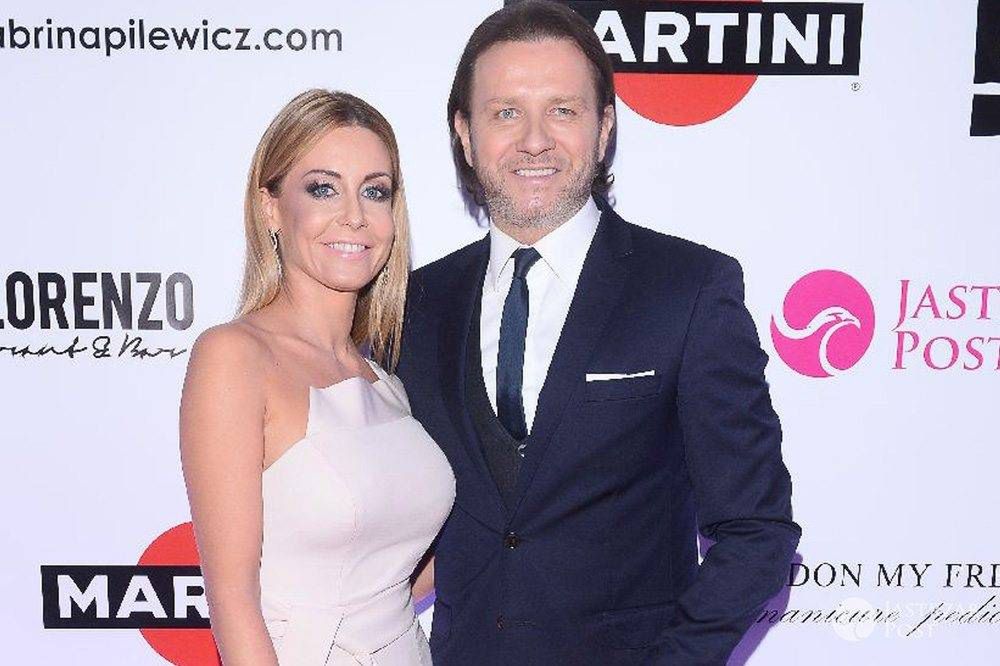 Małgorzata Rozenek i Radosław Majdan na Imprezie oskarowej 2016 z E! Entertainment, Martini i Jastrząb Post