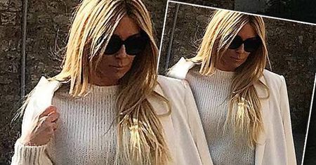 Małgorzata Rozenek wystroiła się do kawiarni jak na Fashion Week. W ekskluzywynych ciuszkach dumnie sączyła café au lait