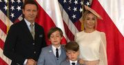 Małgosia Rozenek z mężem i dziećmi w ambasadzie USA. Złamała protokół