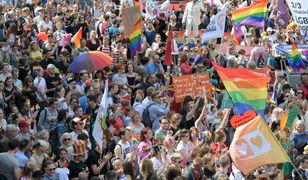 Marsz Równości w centrum Gdańska. Na trasie liczne kontrmanifestacje