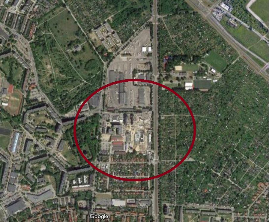 Gdańsk. Ewakuacja przy osiedlu Zajezdnia Wrzeszcz 
