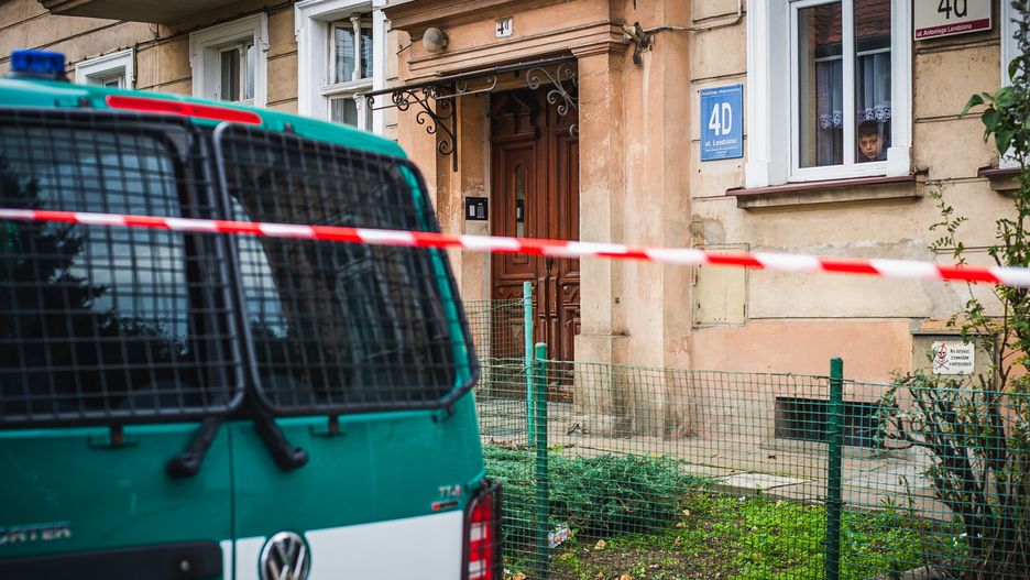 Gdańsk. Miejsce strzelaniny na ulicy Lendziona