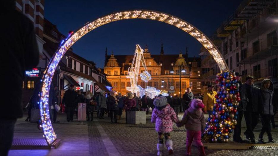 Iluminacje można podziwiać w całym mieście