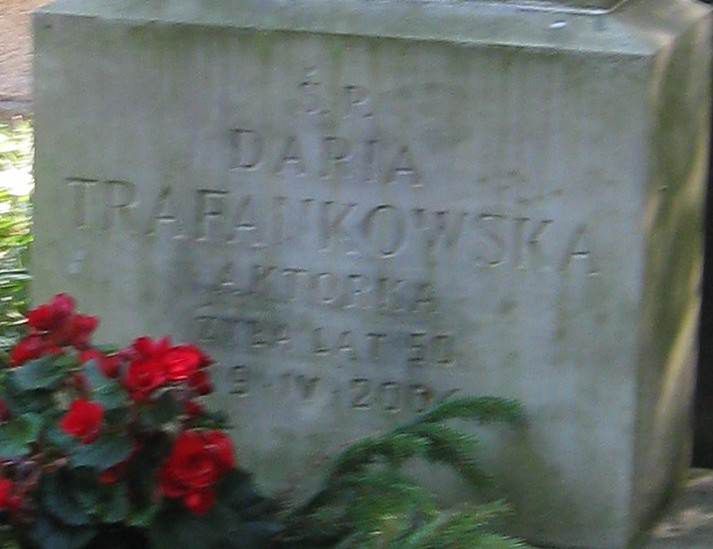 Grób Darii Trafankowskiej