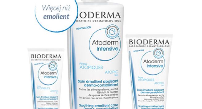 Atoderm reklamowany jako „więcej niż emiolient”