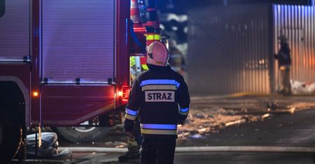 Wypadek na budowie. Runęła część hali