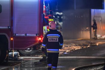 Wypadek na budowie. Runęła część hali