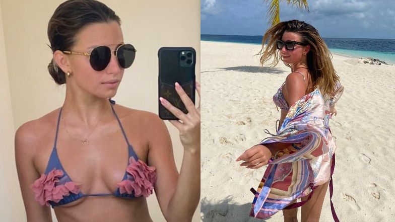 Julia Wieniawa opala się w negliżu