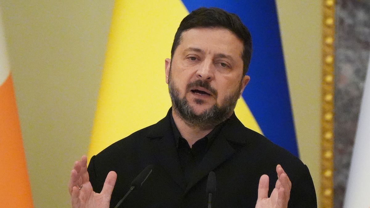 Wołodymyr Zełenski mówi o rosyjskiej blokadzie korytarza zbożowe