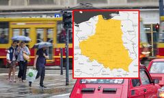 Alerty IMGW dla niemal całej Polski. Burze, ulewy, nawet grad