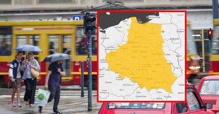 Alerty IMGW dla niemal całej Polski. Burze, ulewy, nawet grad